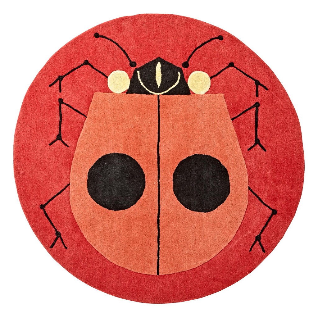 Charley Harper ladybug rug, $299