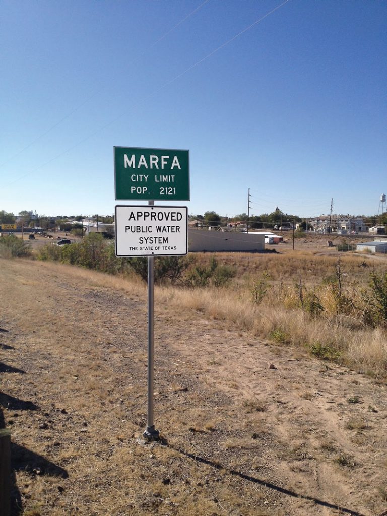 Marfa city limits