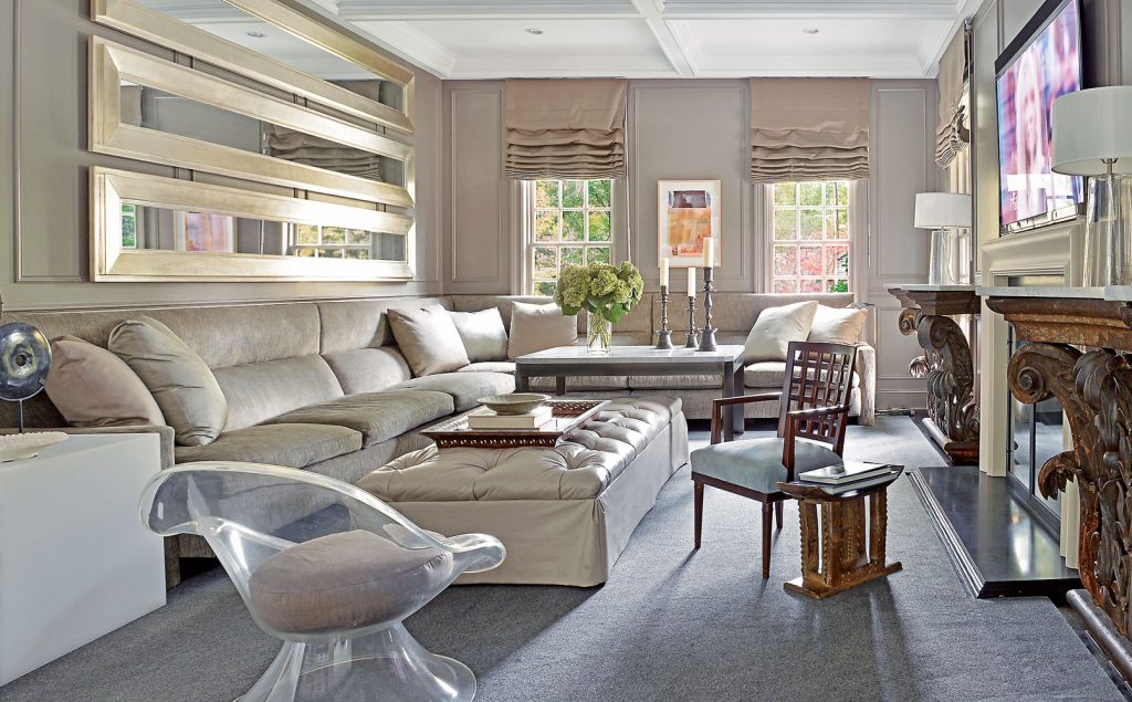 From Wolf's book: Earth hues in a living room