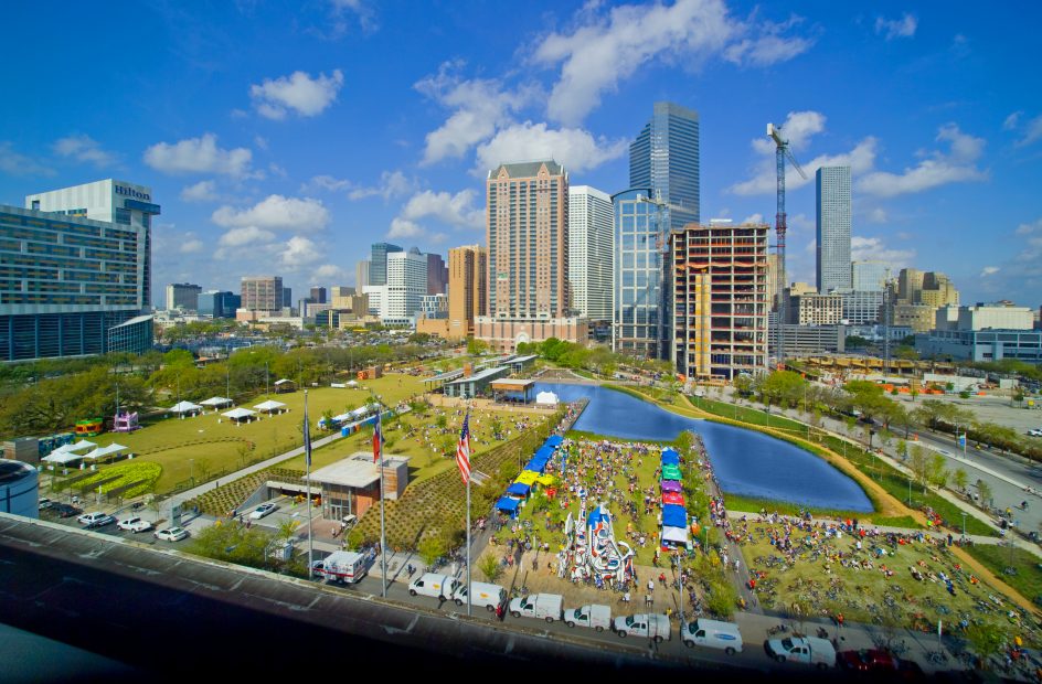 The skies are not so sunny in Houston anymore. And no one's talking about the weather.