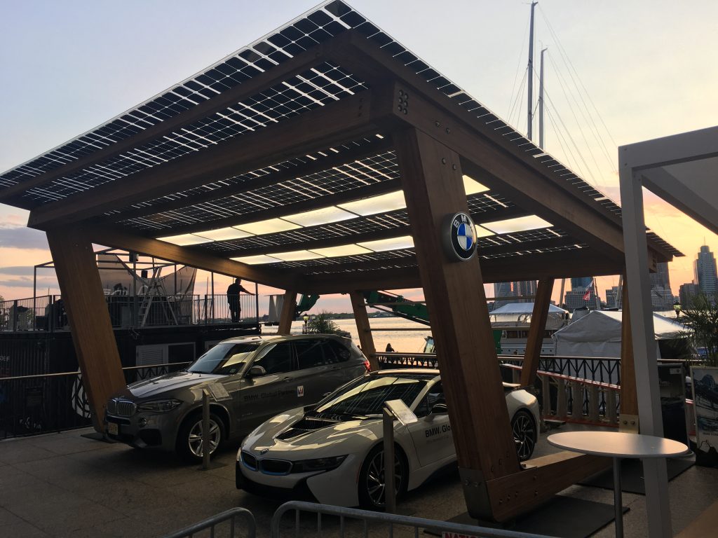 It's made of bamboo, and it charges your car.