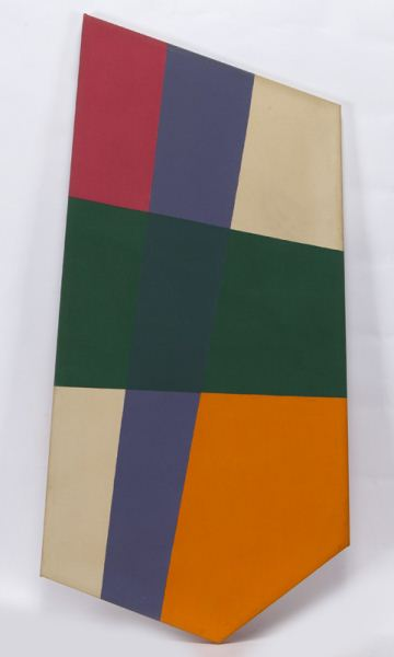 Paul Reed's "Topeka XI," 1967 (lot 51). Watch for Reed's star to rise. He was a contemporary of Kenneth Noland and Morris Louis in the D.C. colorist school.