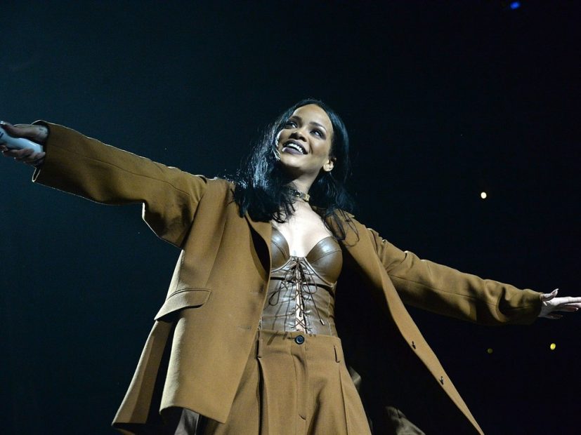 Rihanna performs March 27, 2016 at the Barclays Center in New York.
