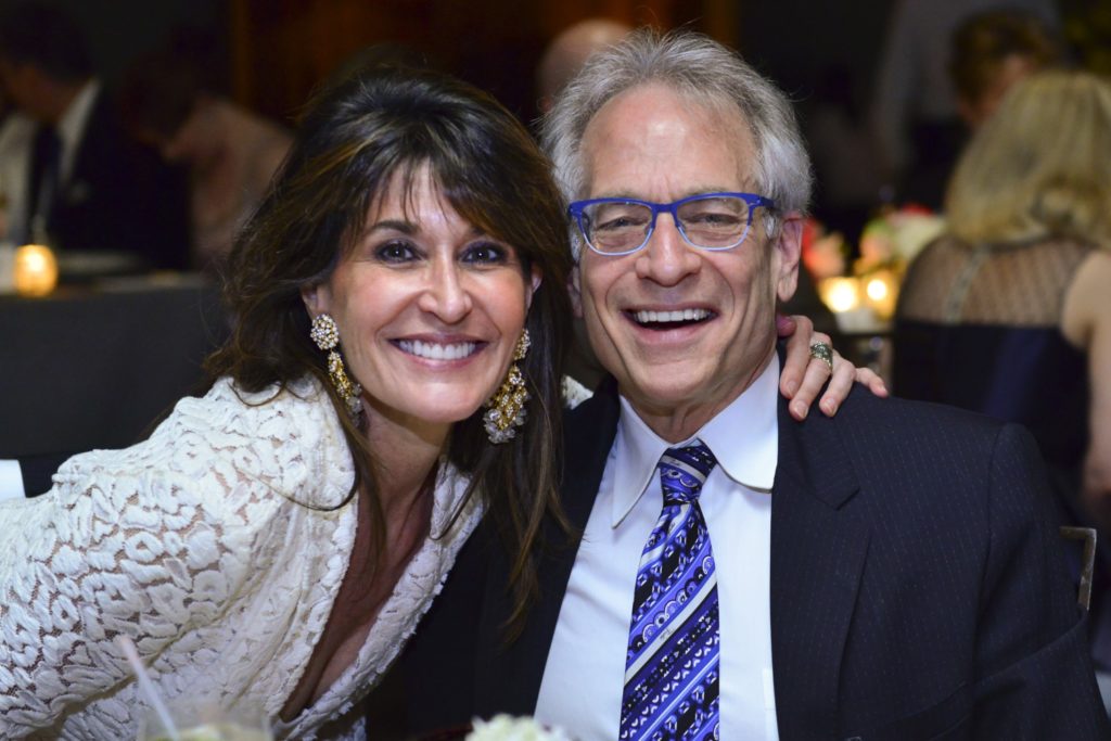 Annie Amante and Mickey Rosmarin at Bulgari Celebrating 130 Years of Masterpieces Dinner & Exhibition at the Houston Museum of Natural Science