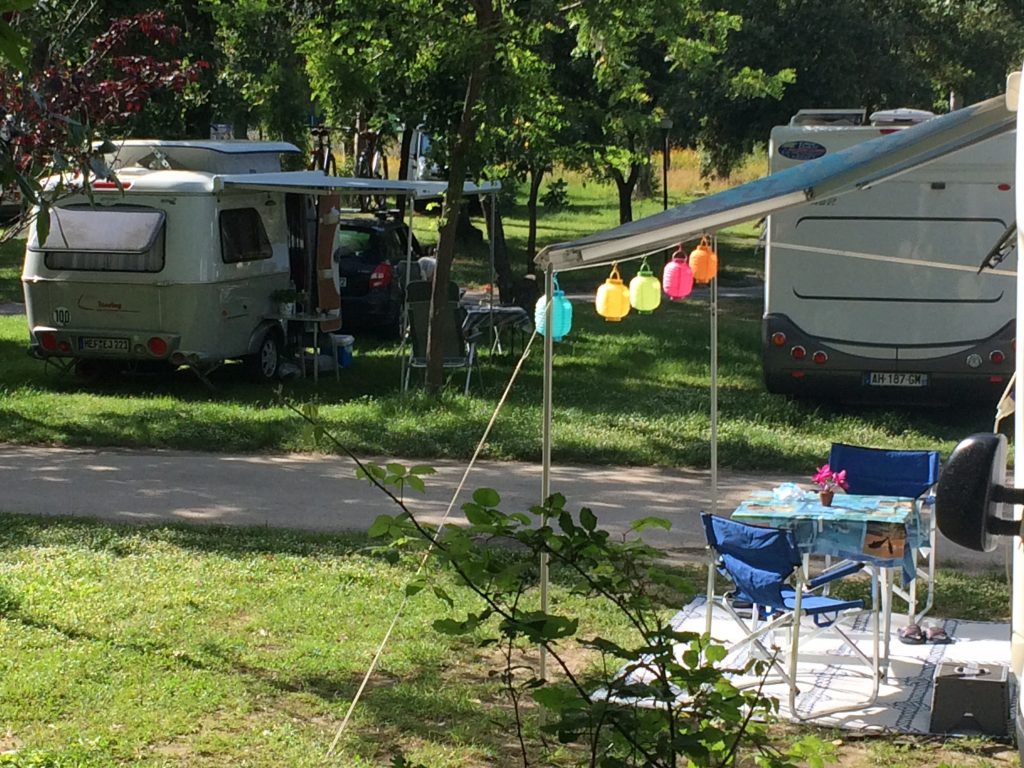 The Volcano Solfatara campground.