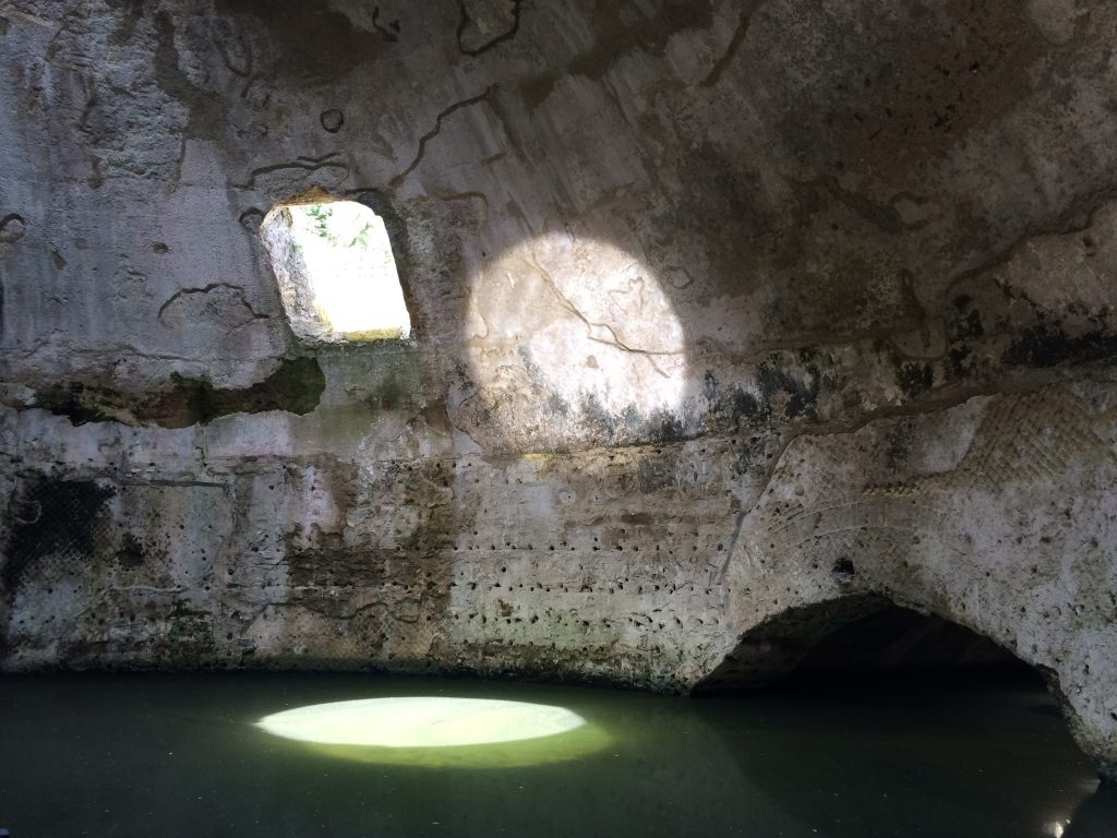 A pool inside the Bath of Mercury Dome.