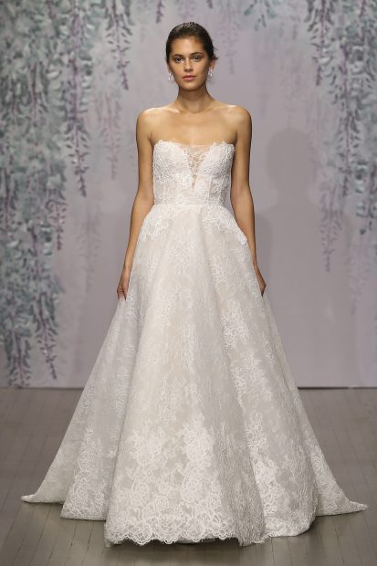 How about this dress for the bride? Monique Lhuillier Fall 2016