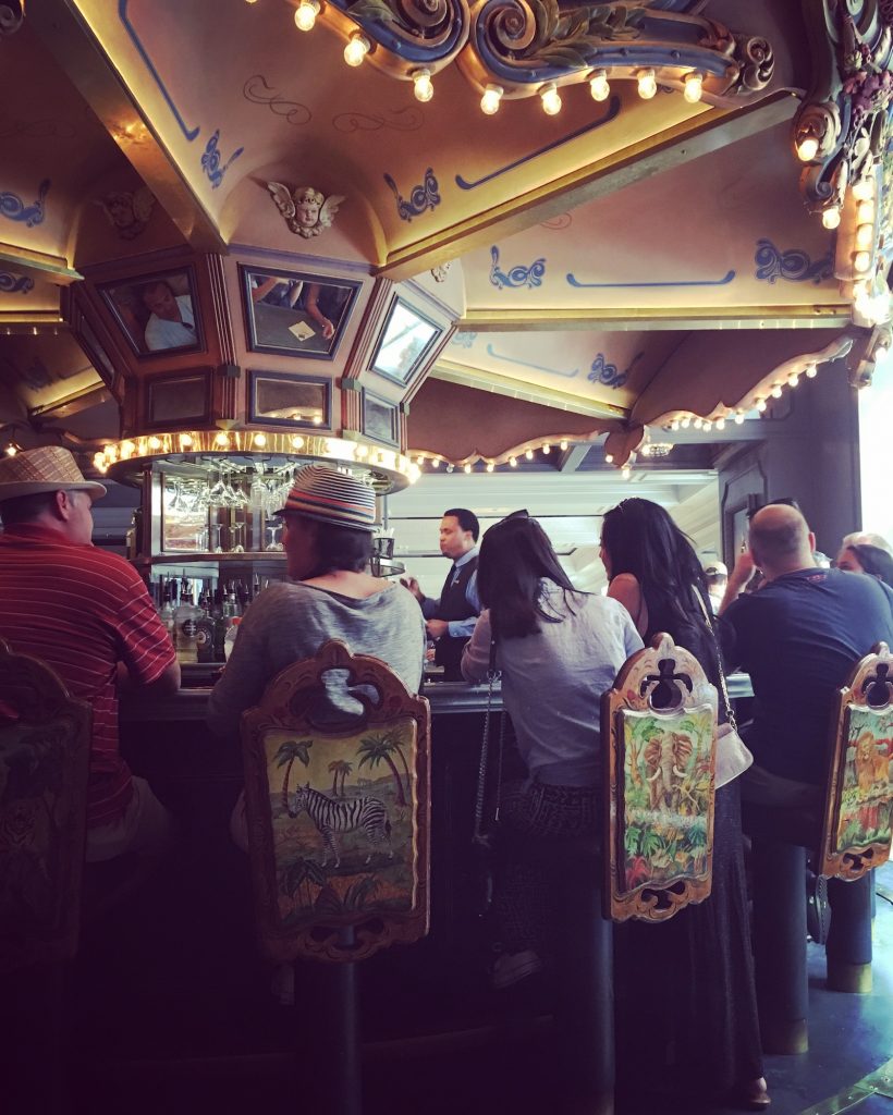 The Hotel Monteleone's whimsical Carousel Bar is the city's only revolving bar.
