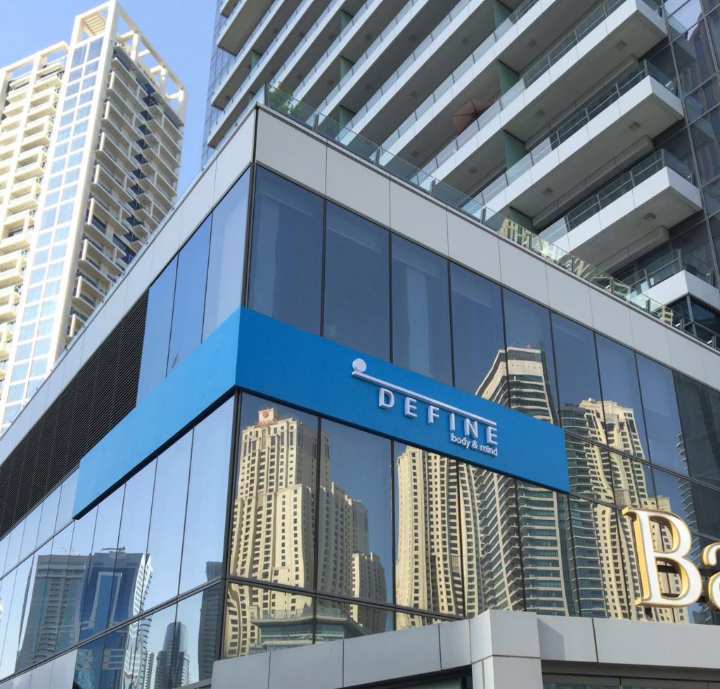 Define opens its first international location in Dubai. 
