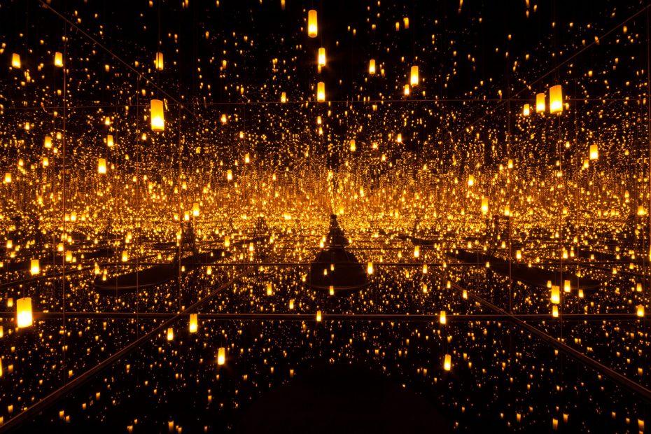 Yayoi Kusama, "Aftermath of Obliteration of Eternity," 2009, at MFAH