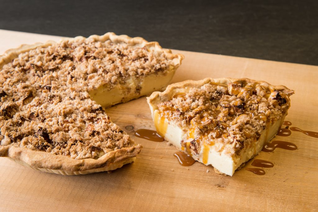 Apple pie cheesecake also makes an appearance on the new Liberty Kitchen Garden Oaks menu. 