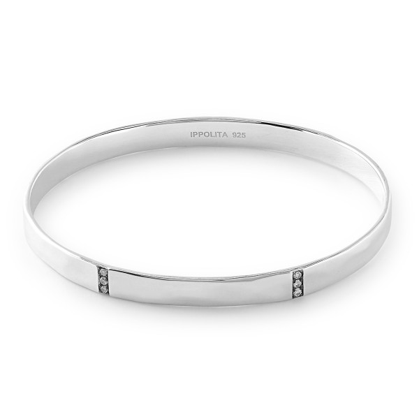 Senso 3-Section Medium Bangle with Diamonds, $995