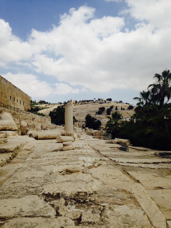 Southern Wall Excavations –– built during King Herod's reign in 37 B.C. (Photo by Mia Davis)