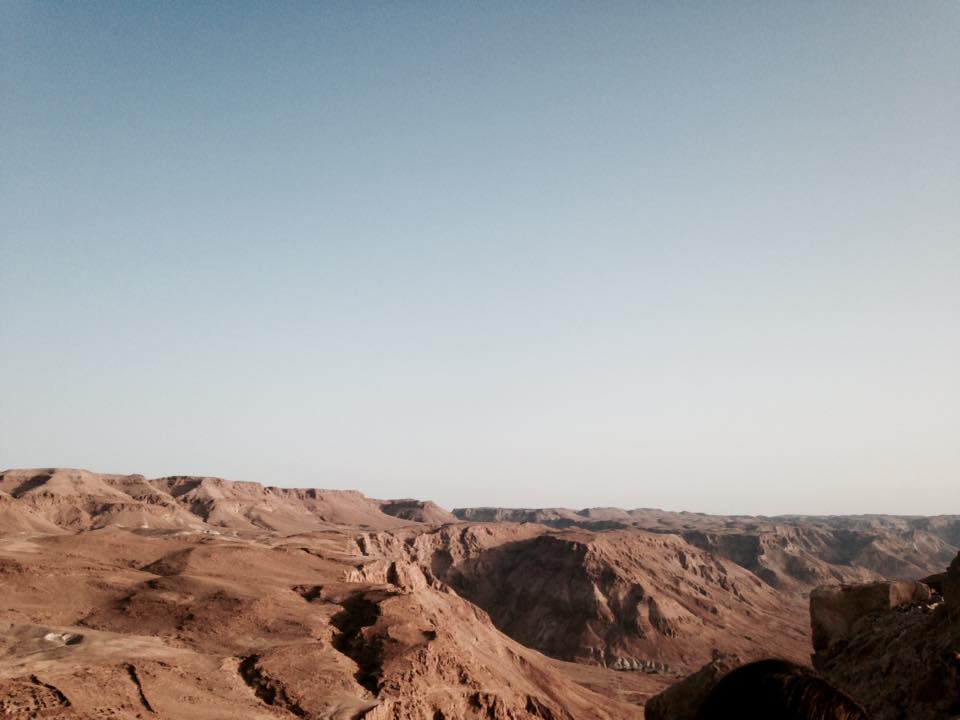 View from atop Masada. (Photo by Mia Davis)
