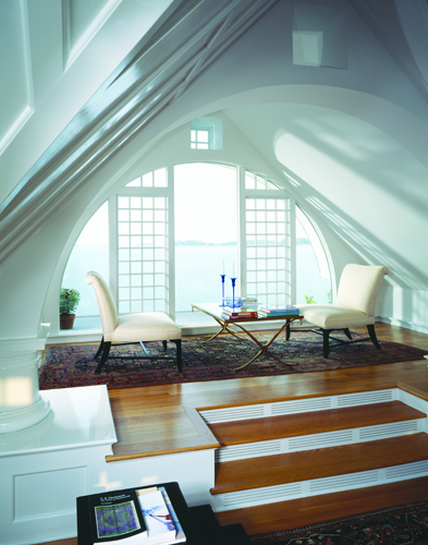 Private Residence (Remodel) - Rowayton, CT.
Architect: Roger Bartels.
Builder/Contractor: Chapman Homes.
Partial Circle, Archtop, and Rectangular Auxiliary and Fixed Units with Divided Light Grilles.
Modern Home Style 
E-Series Architectural Collection