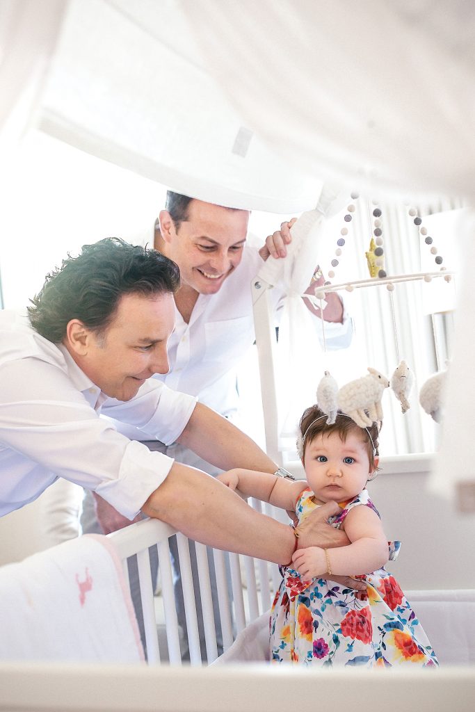 Alicia’s Papi, Gonzalo Bueno (left) and Daddy, Michael McCray.
