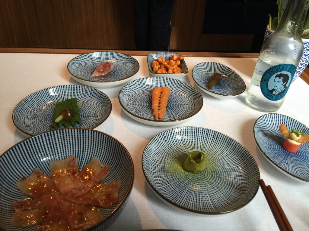 This is one way to begin a meal.