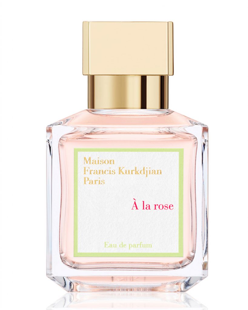Maison Francis Kurkdjian's À la rose fragrance