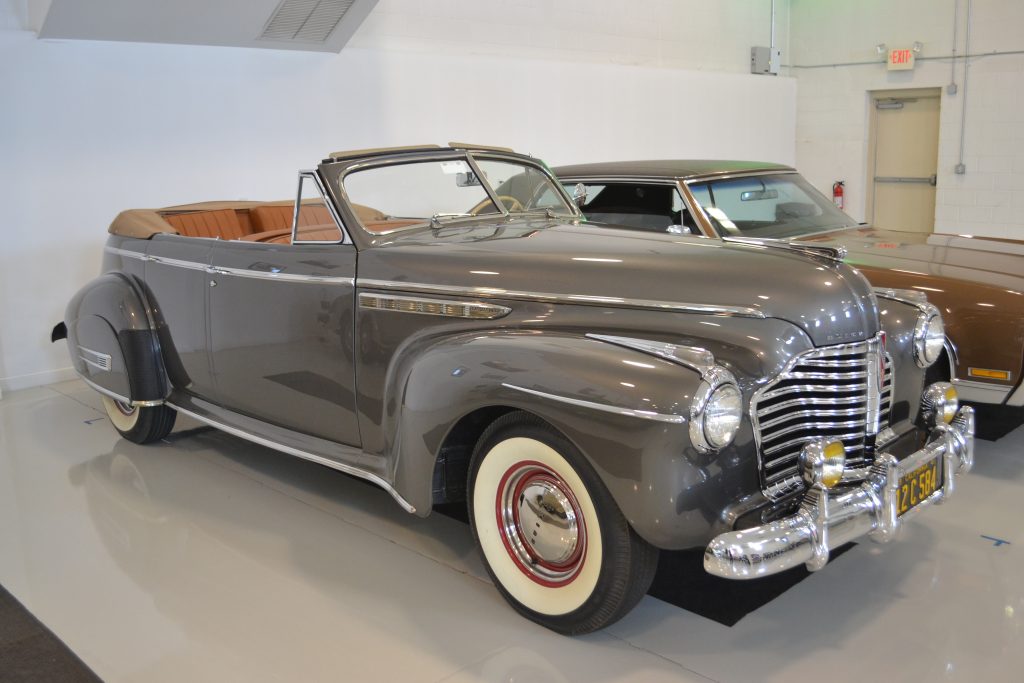 Pre-war elegance: This 1941 Roadmaster sports a power-operated top.