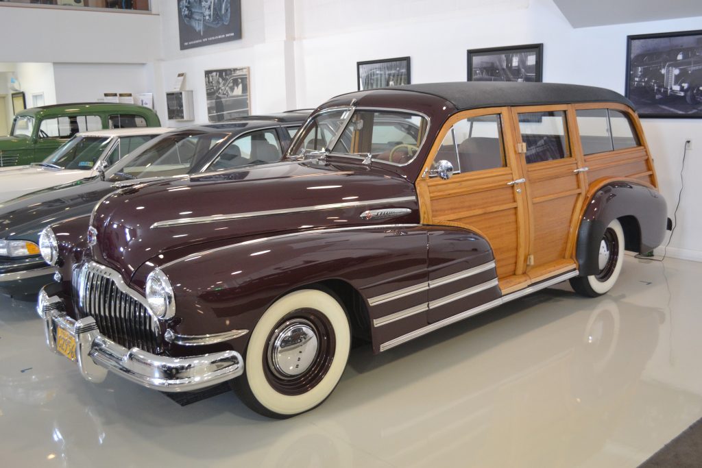 This 1942 Buick Estate Wagon has a wooden body made by Hercules.