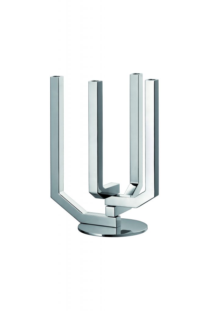 Arborescence articulated candelabra in stainless steel, $1,900