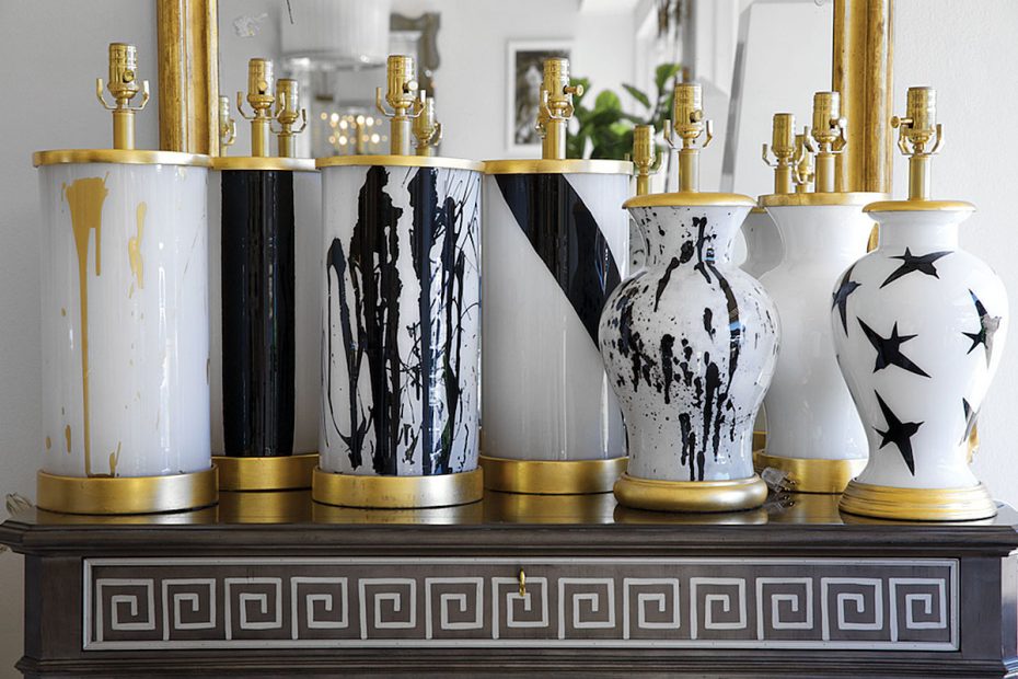 Liz Marsh Designs Pops collection of lamps