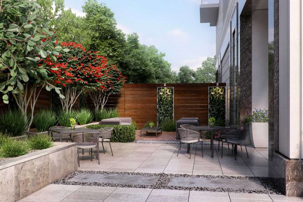 Villa Borghese will have its own intimate garden.