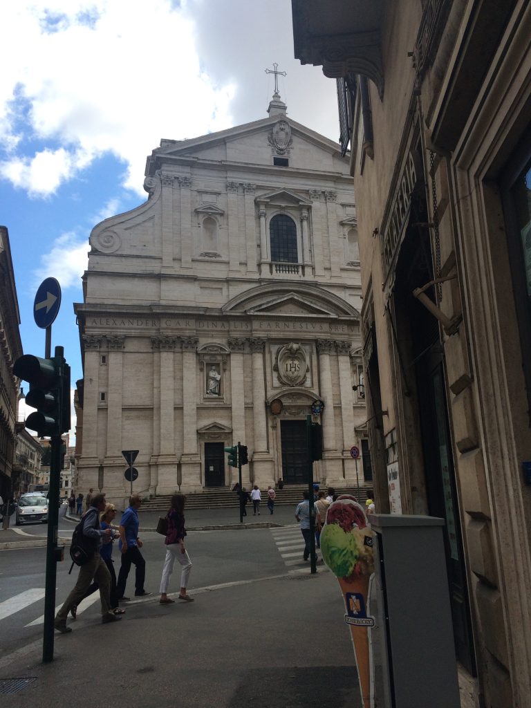 The Gesu, in Rome, is a church that displays the wealth and power of the Jesuits.