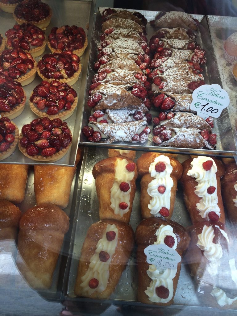 Neopolitian pastries are the lightest and best of any in which we indulged.