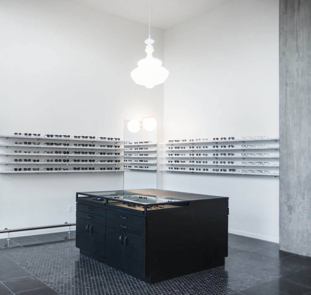 Here you can find eyewear and sunglasses from myriad upscale designers. (Photo by Shayna Fontana)
