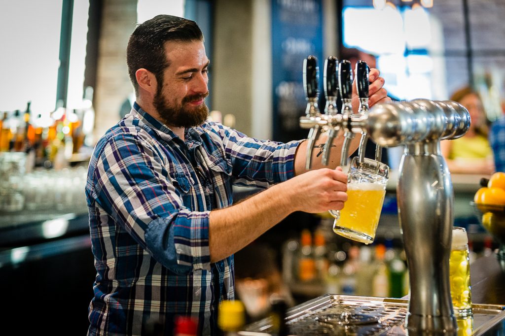 On-tap beers are also available.