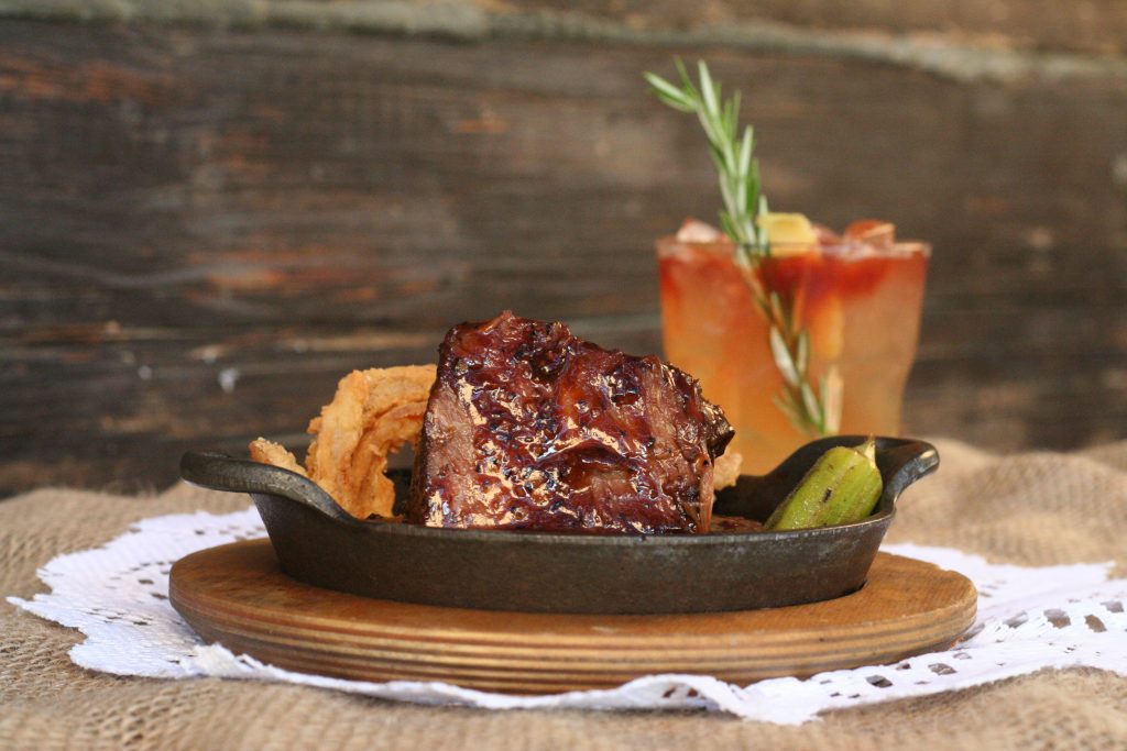 The 12-Hour Beef Short Rib is one of Bosscat's many menu offerings. 