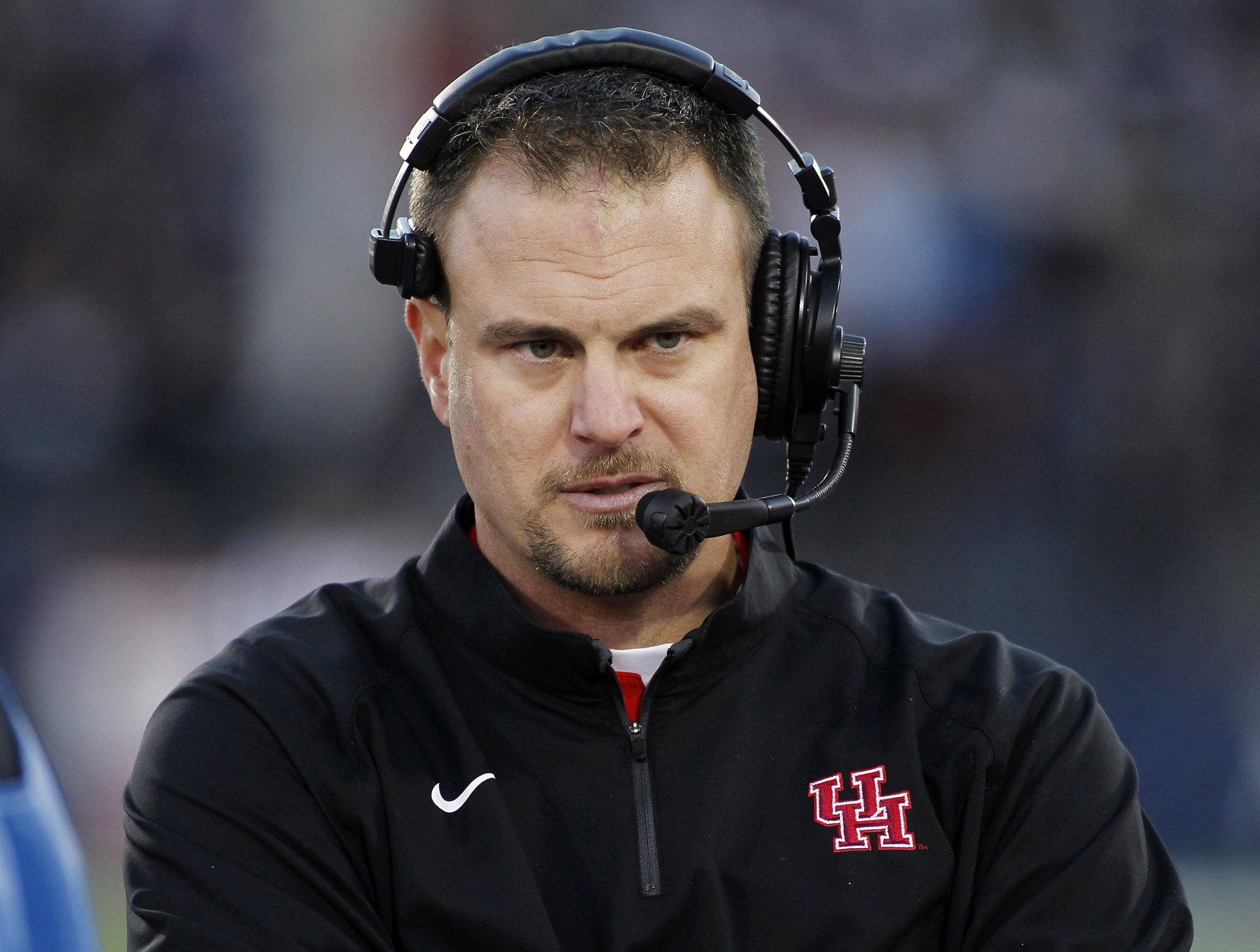 University of Houston coach Tom Herman's intensity extends off the field.