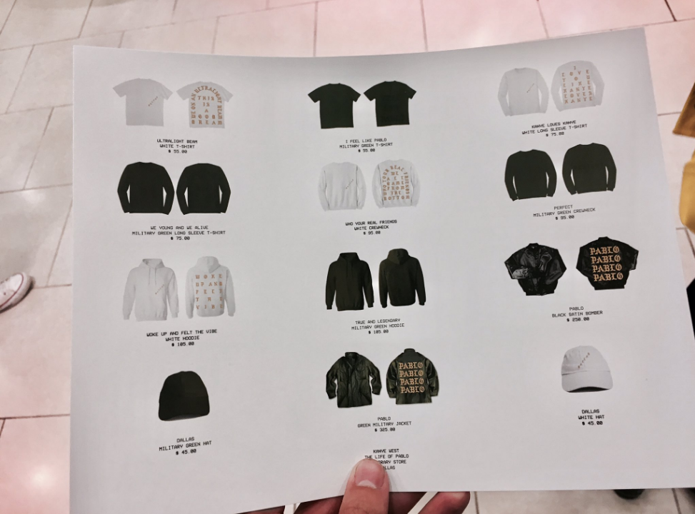 No touching allowed! Customers had to choose their selections from an itemized product sheet. 