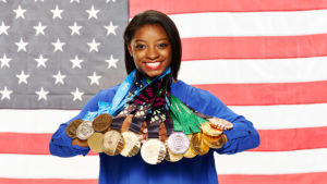 Simone Biles led Texas' domination of the medal stand in the last Olympics.