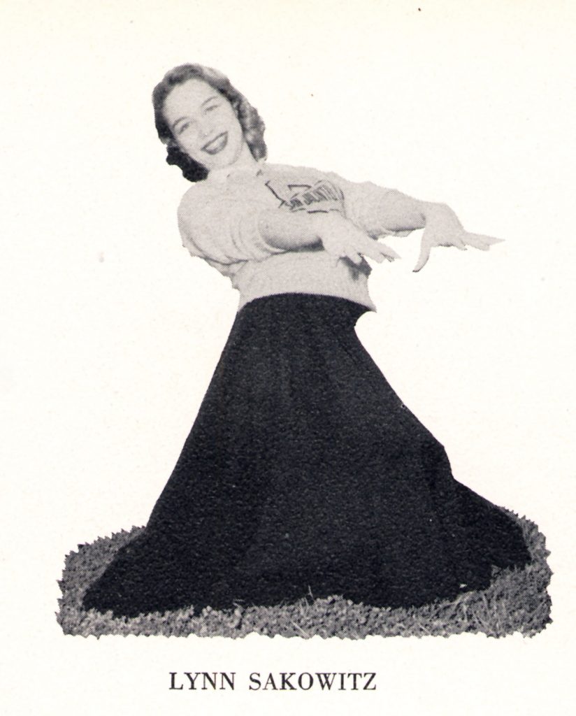 Lynn Wyatt's chearleading photo was featured in the 2004 installment of Social Soup! 