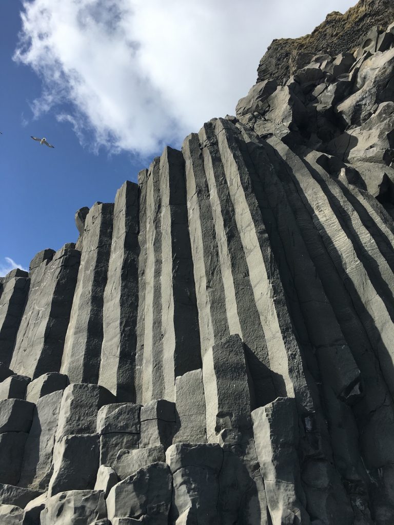 Basalt lava flows