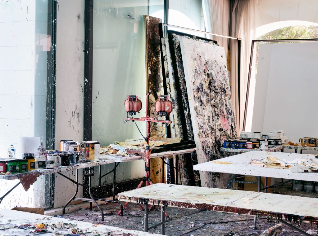 Michael Chow has been painting for years.