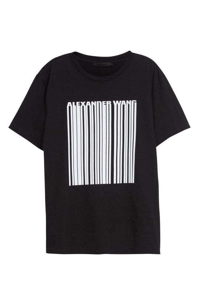 Alexander Wang Barcode Logo Tee