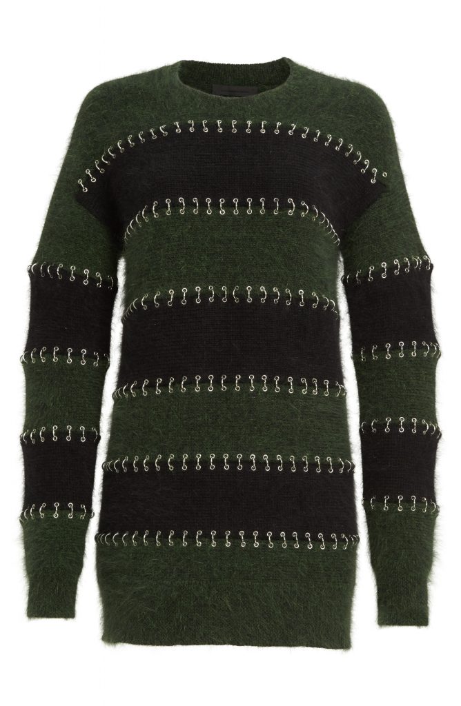 Alexander Wang Long Sleeve Rugby Dress, $1,295