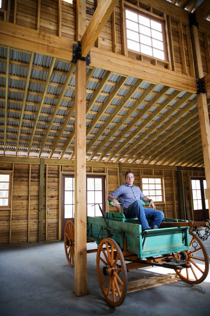 Mark Massey looms large in The Compound.