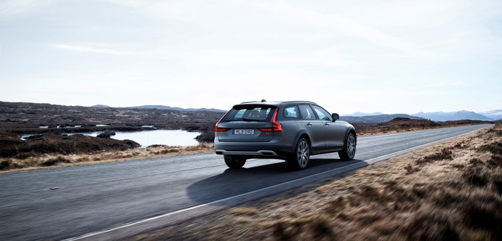 New Volvo V90 Cross Country Driving Matte