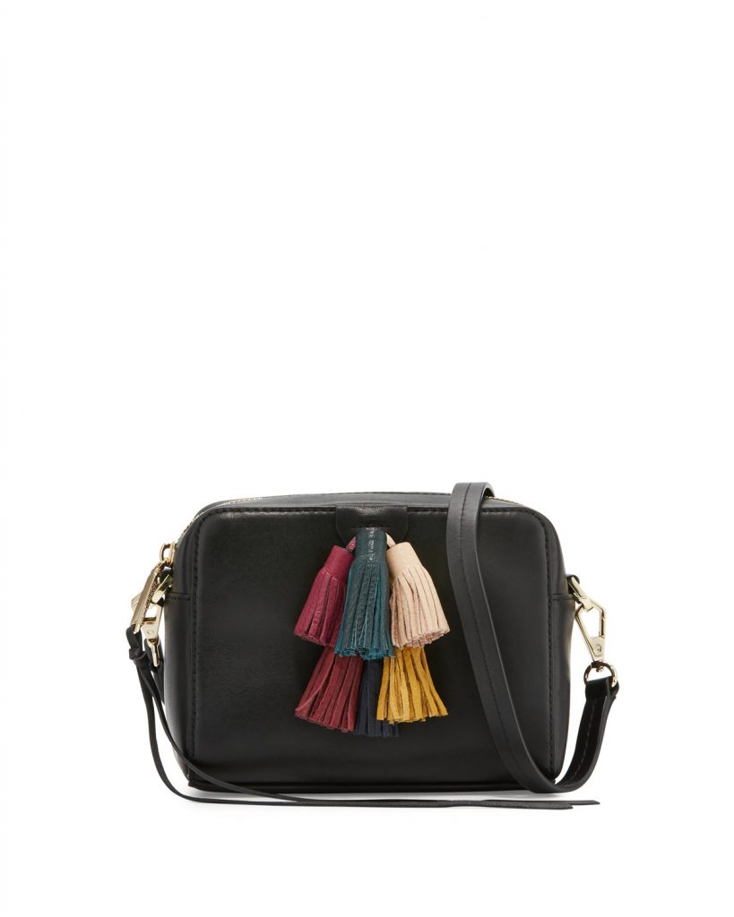 Sofia mini tassel crossbody bag, $245