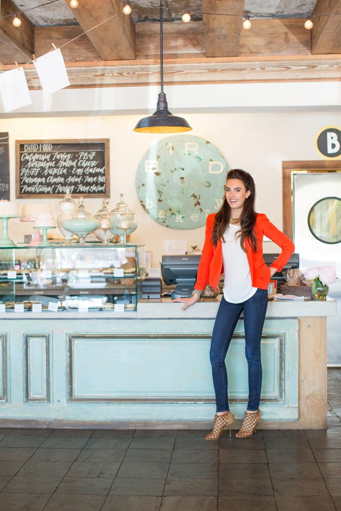Elizabeth Chambers inside San Antonio's Bird Bakery flagship