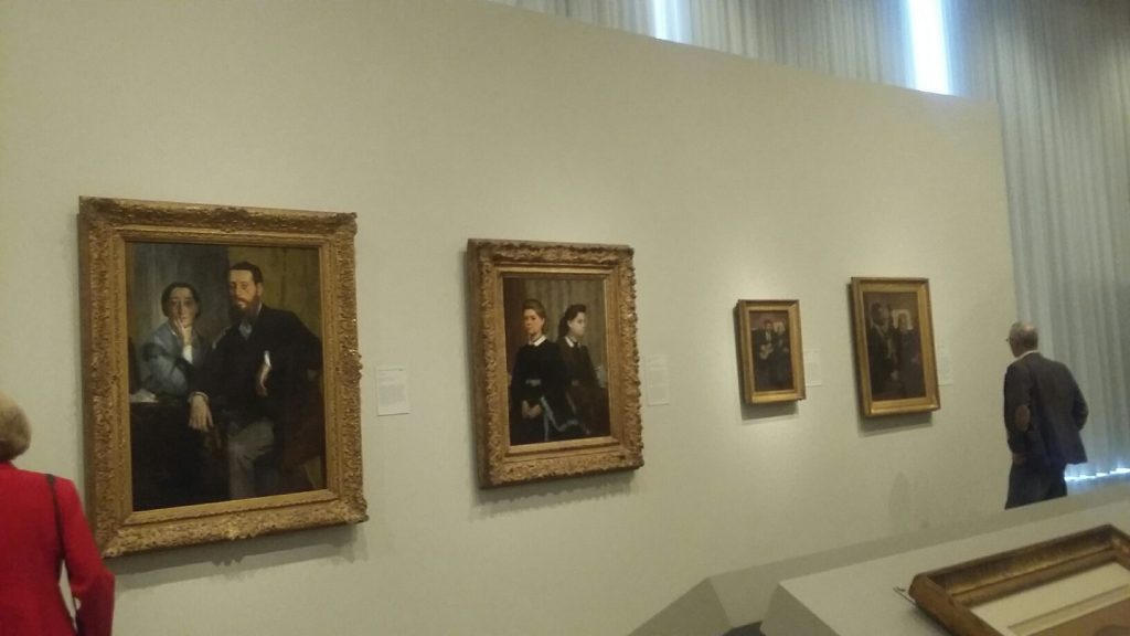 A wall full of Degas, at the Museum of Fine Arts, Houston 