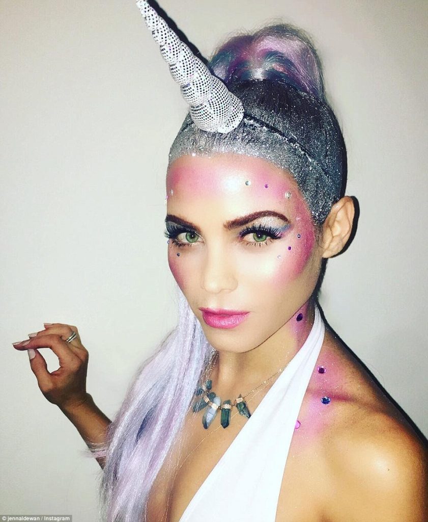 Our favorite fantasy animal. Jenna Dewan Tatum morphs into a Unciorn