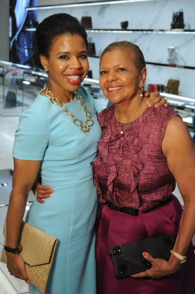 Claire Cormier-Thielke and Yvonne Cormier at the Saks Fifth Avenue Key to the Cure Wednesday Oct. 26,2016.(Dave Rossman photo)