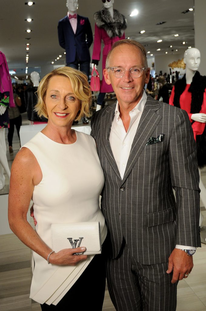 Gail and Stephen Zaruba at the Saks Fifth Avenue Key to the Cure Wednesday Oct. 26,2016.(Dave Rossman photo)