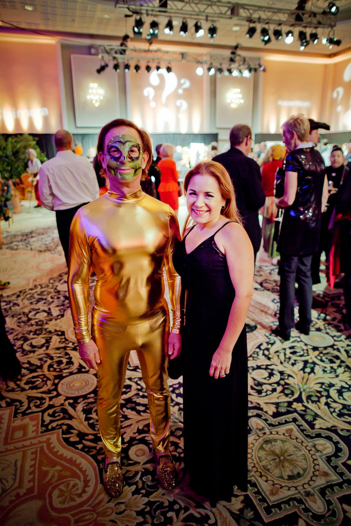 This year's Orange Show Gala chairs, Lester and Penelope Marks, at last year's event. (Photo courtesy Morris Malakoff)