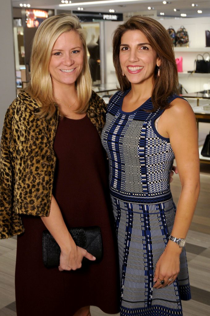 Monica Bickers and Neekie Kashani at the Saks Fifth Avenue Key to the Cure Wednesday Oct. 26,2016.(Dave Rossman photo)